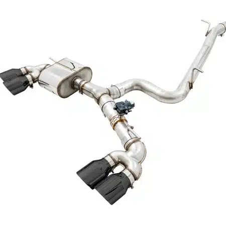 AWE SwitchPath Exhaust w/ Diamond Black Tips for MK7.5 Volkswagen Golf R [3025-43070]
