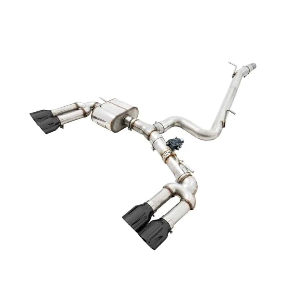 AWE SwitchPath Exhaust w/ Diamond Black Tips for 8V Audi S3