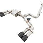 AWE SwitchPath Exhaust w/ Diamond Black Tips for 8V Audi S3