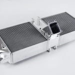 CSF Intercooler System for 992 Porsche 911 Carrera, 4S, S, and T / Targa 4 and Targa 4S / Turbo and Turbo S / Sport Classic - Top Side View of Intercooler System