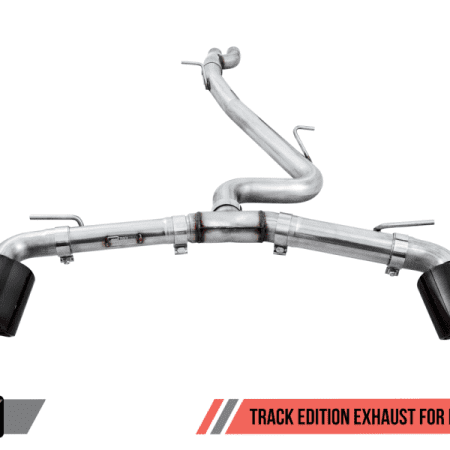 AWE Tuning Track Edition Exhaust – Diamond Black RS-Style Tips for 8S / RK3 Audi TT RS [3020-33062]