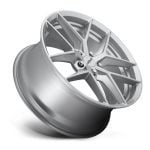 Rotiform FLG Monoblock Silver Wheel Angled