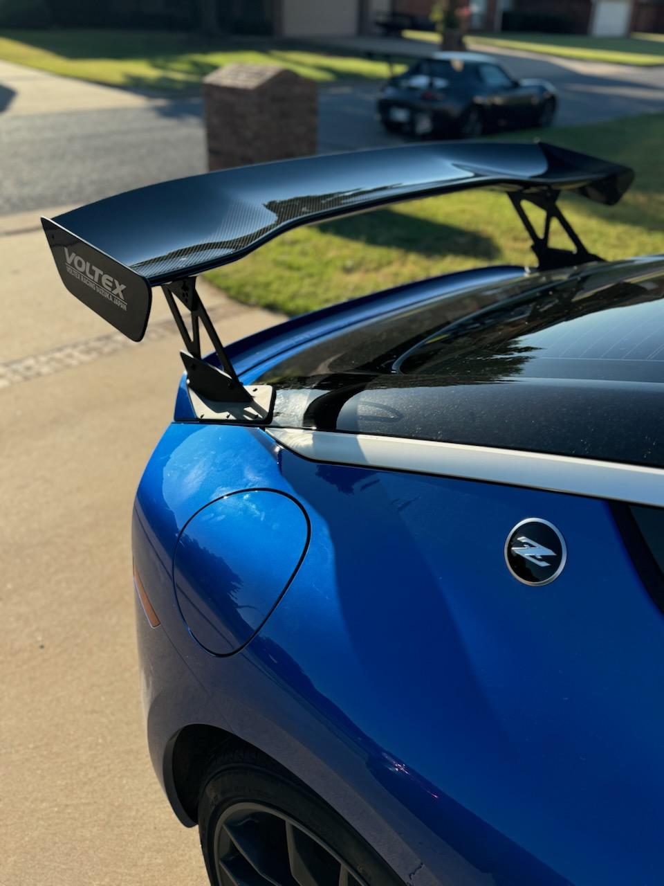 Voltex Wet Carbon Type 2 & 4 Rear Wing with 225mm Stands, End