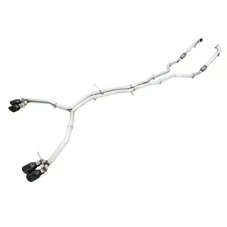 AWE Tuning Track Edition Exhaust w/ Non-Resonated Diamond Black Tips for B9 Audi S4 [3010-43048]
