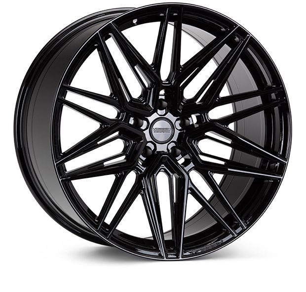 Vossen Wheels Hybrid Forged Series HF-7 Gloss Black Wheel