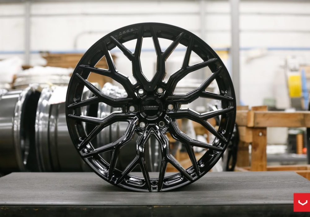 Vossen Wheels 22x9.5 6-139.7 +20 HF6-3 Wheel in Gloss Black
