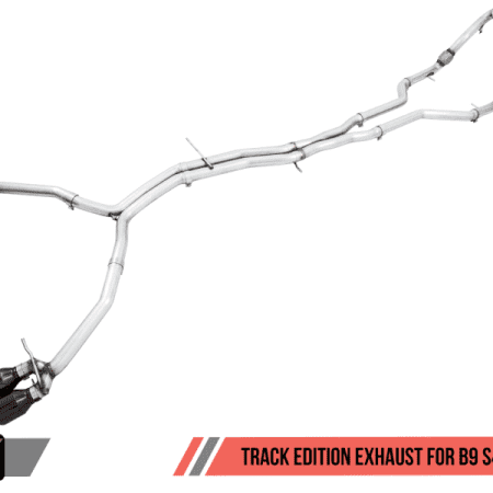 AWE Tuning Track Edition Exhaust – Non-Resonated Diamond Black Tips (102mm) for B9 Audi S4 [3010-43048]