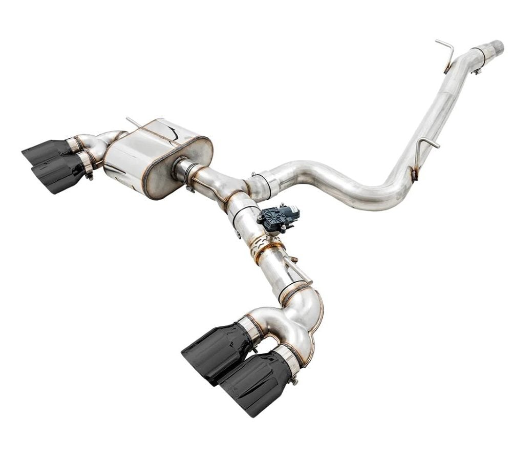 AWE SwitchPath Exhaust w/ Diamond Black Tips for MK7.5 Volkswagen Golf R