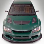 Varis SOLID JOKER Kit CT9W Mitsubishi Lancer Evolution IX Wagon - Installed Front Top View