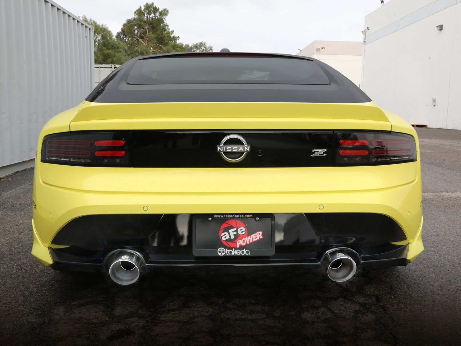 aFe 49-36138-C aFe POWER Takeda 2023 Nissan Z 2 1/2in 304 SS Cat-Back Exhaust System w/ Carbon Fiber Tips main image 1