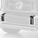Vorsteiner VRS Program Carbon Bumperette Deletes for W464 Mercedes-AMG G 63 in Glossy Finish Installed on Black G 63 - Bumperette Deletes Highlighted