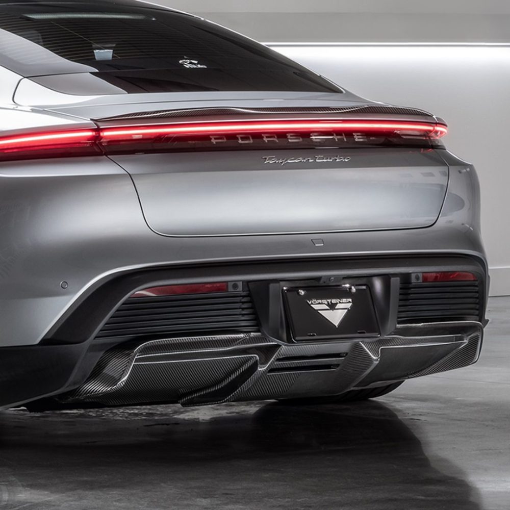 Vorsteiner x GW9 Carbon Aero Program Rear Diffuser for Porsche Taycan Turbo & Turbo S