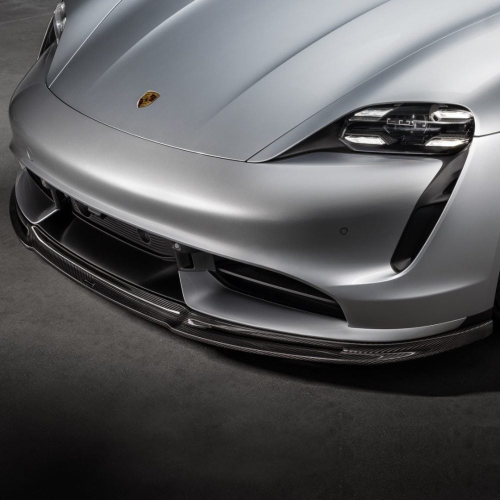 Vorsteiner x GW9 Carbon Aero Program Front Spoiler for Porsche Taycan