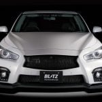 Blitz Power AERO SPEED R-Concept Front Bumper Spoiler LED Light Set for YV37 & ZV37 Nissan Skyline 200GT-t Installed