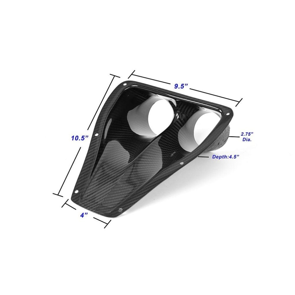 APR Performance Carbon Fiber NACA Duct Dual - Bulletproof Automotive