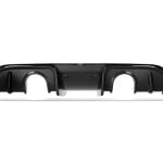 Akrapovič High Gloss Carbon Fiber Rear Diffuser for 982 Porsche 718 Cayman GT4 RS Straight View