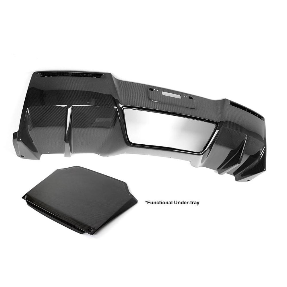 APR Performance Carbon Fiber Rear Diffuser for C7 Chevrolet Corvette Z06 With Under-Tray