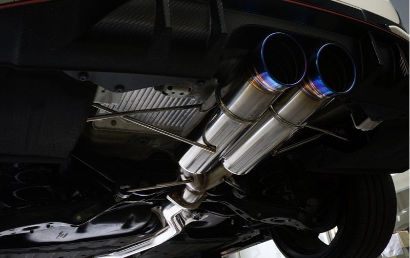 J's Racing 70RS Dual Plus Legal Exhaust for FK8 Honda Civic Type R