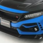 J’s Racing Type-S Front Wing Spoiler for FK8 Honda Civic Type R Installed Top View