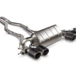 Akrapovič Titanium Slip-On Line Exhaust System w/ Octagonal Carbon Tips for G8X BMW M3 & M4