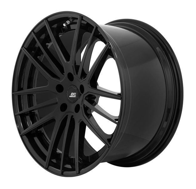 BC Forged Modular HCS55 Wheel in Gloss Black Side View