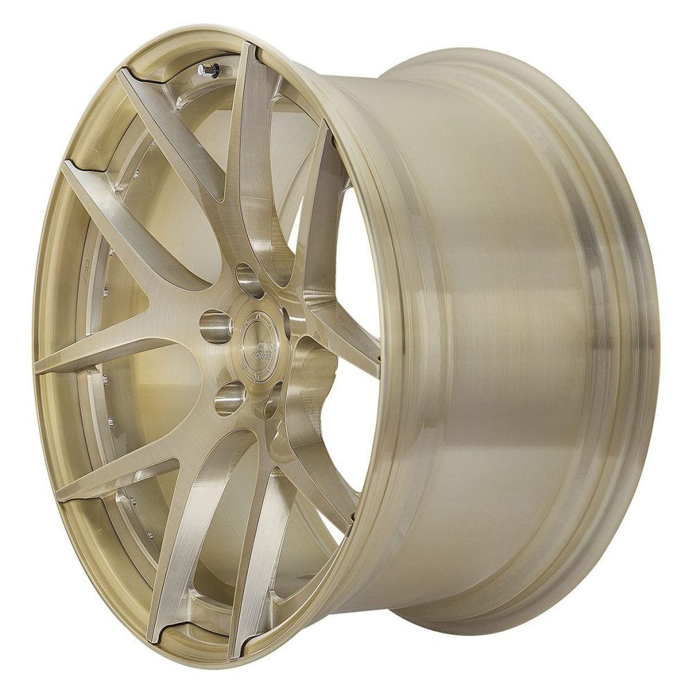 BC Forged Modular HB05 Wheel in Royal Gold Side View