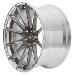BC Forged Modular HB12 Wheel in Gloss Bronze / Polished Clear Side View