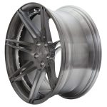 BC Forged Modular HB27 Wheel in Brushed Black Side View