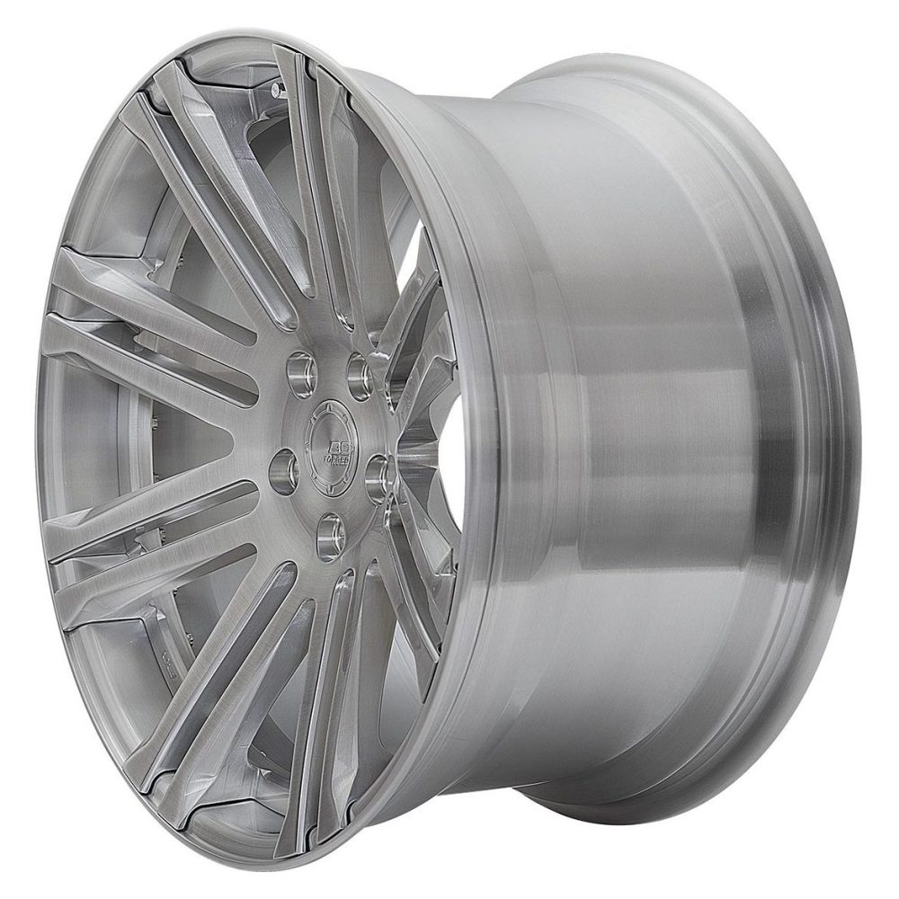 BC Forged Modular HB36 Wheel in Brushed Clear Side View