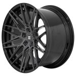BC Forged Modular HCA386 Wheel in Graphite Grey / Gloss Black Exposed Hardware
