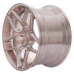 BC Forged Modular HT53 Wheel in Rose Gold Side View