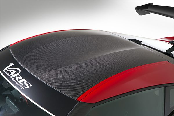 Varis ARISING-I Track Edition Carbon+ Roof for A90 Toyota GR Supra Installed Close View
