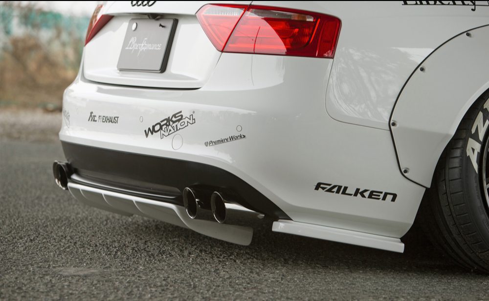 Liberty Walk LB-WORKS Rear Diffuser for 8T Audi A5 & B8 Audi S5