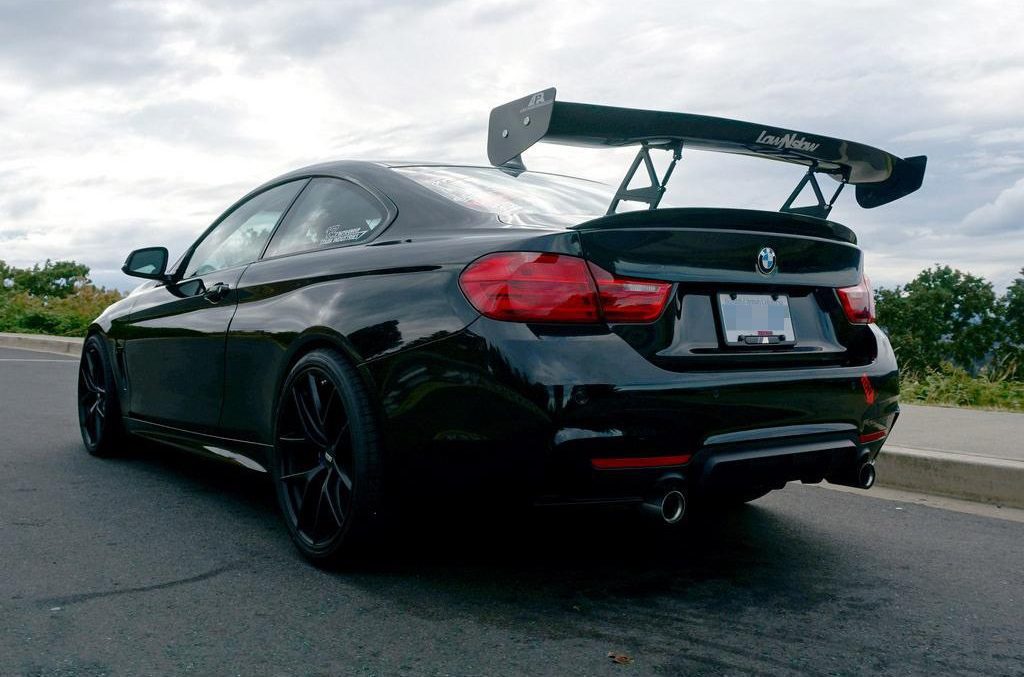 APR Performance Carbon Fiber GTC-200 Adjustable Wing for BMW 4 Series ...