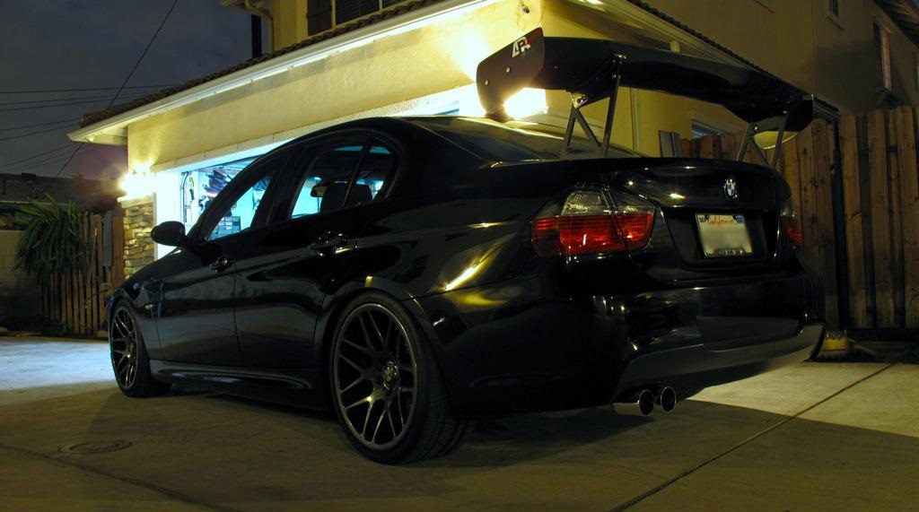 APR GTC-250 2005-2011 BMW E90 Carbon Fiber Adjustable Wing 61” Airfoils