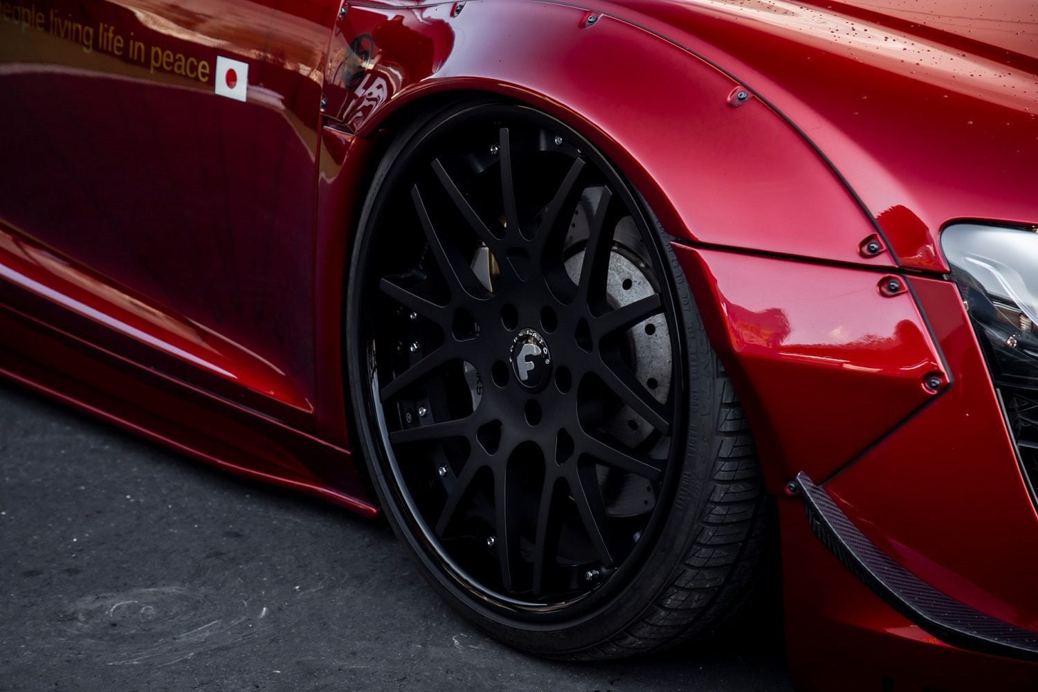 Liberty Walk LB-WORKS Widebody Kit for Type 42 Audi R8 - Bulletproof ...