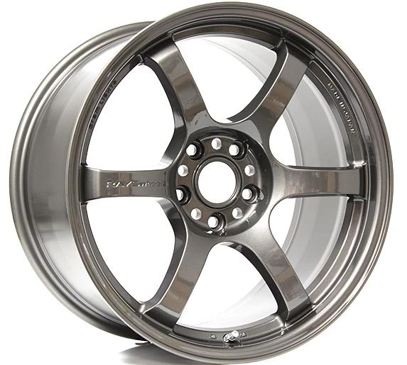 Gram Lights 18x9.5 +38 5-114.3 57DR Wheel in HS Gunmetallic