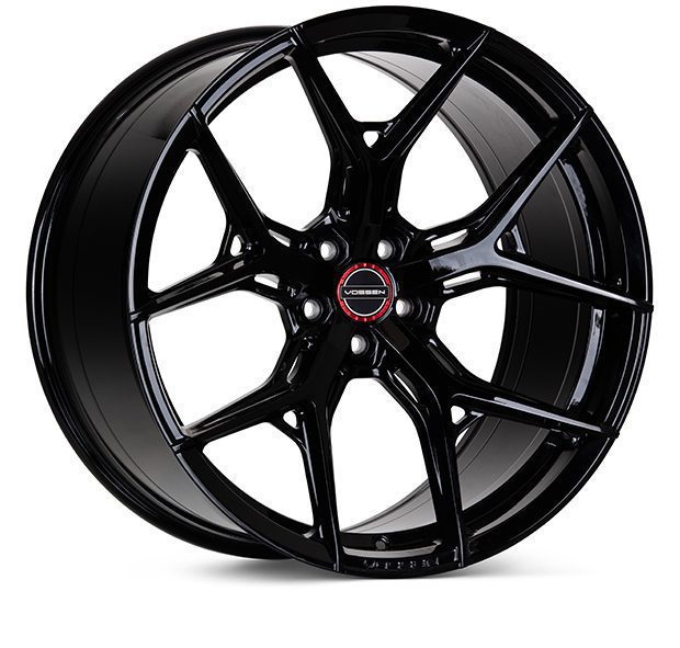 Vossen Wheels 22x10.5 5-112 +30 HF-5 Wheel in Gloss Black