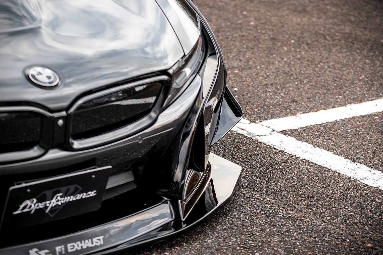 Liberty Walk LB-WORKS Front Diffuser for I12 BMW i8 - Bulletproof ...