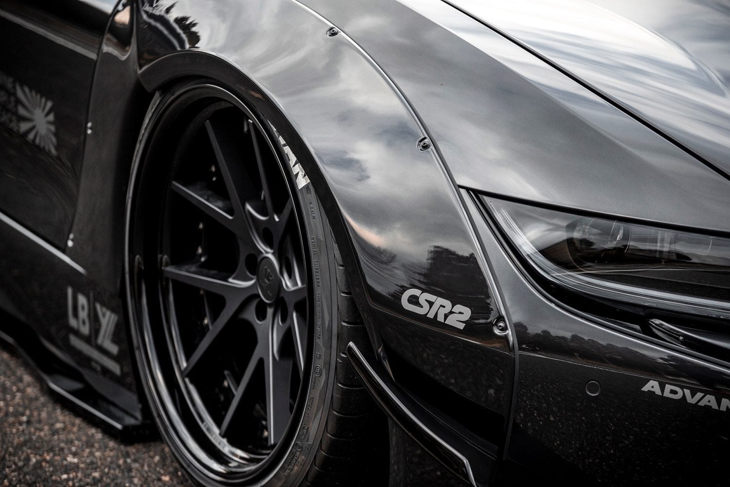 Liberty Walk LBWORKS Widebody Kit for I12 BMW i8 Bulletproof Automotive