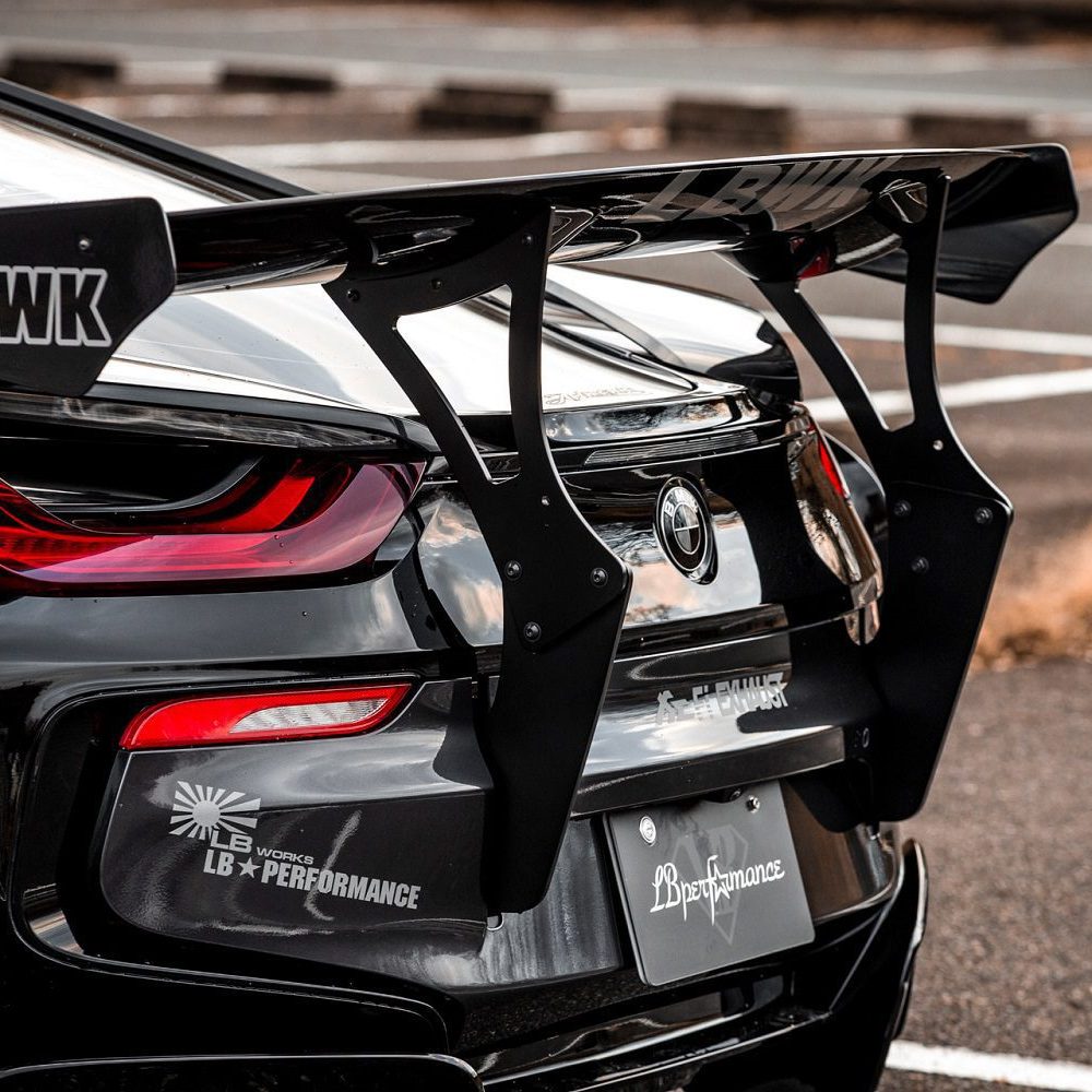 Liberty Walk LB-WORKS Ver.1 Rear Wing for I12 BMW i8 - Bulletproof ...