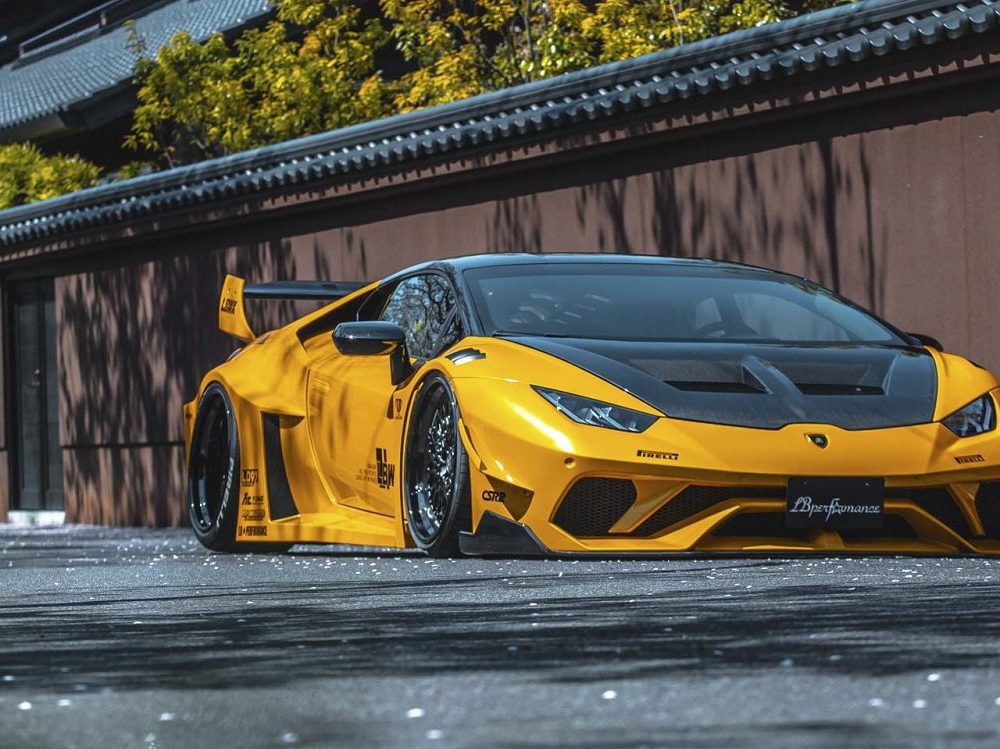 Liberty Walk LB-Silhouette WORKS GT Front Racing Canards for LP610