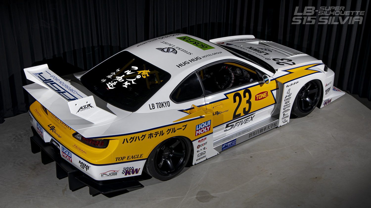 LIBERTY WALK Nissan SILVIA S15 ゴールド Hot Wheels Liberty Walk LBWK gold Silhouette Nissan Silvia