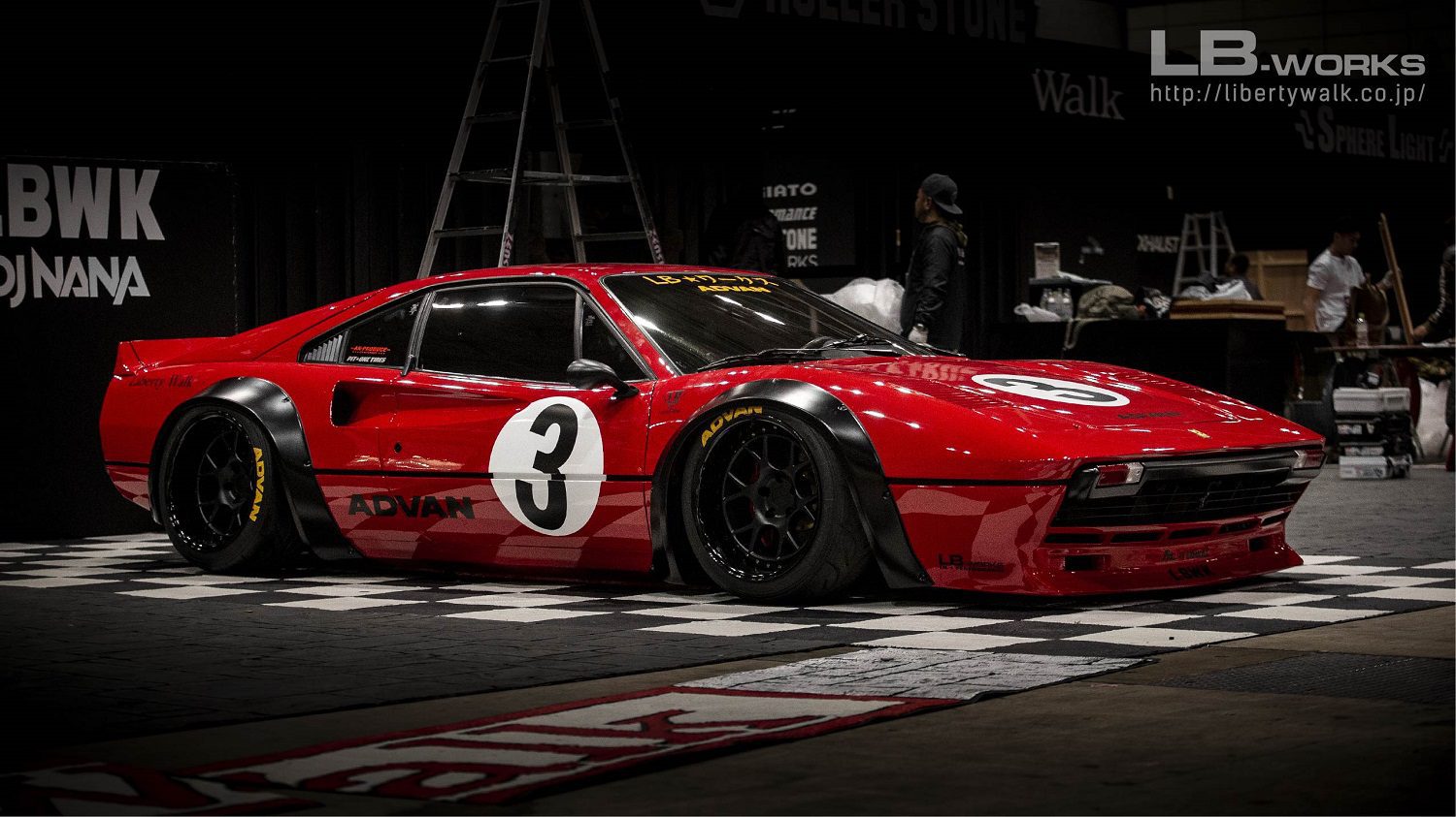 Liberty Walk LB-WORKS Front Bumper for Ferrari 308 GTB - Bulletproof ...