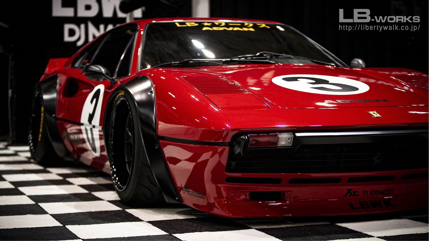 Liberty Walk LB-WORKS Front Bumper for Ferrari 308 GTB - Bulletproof ...