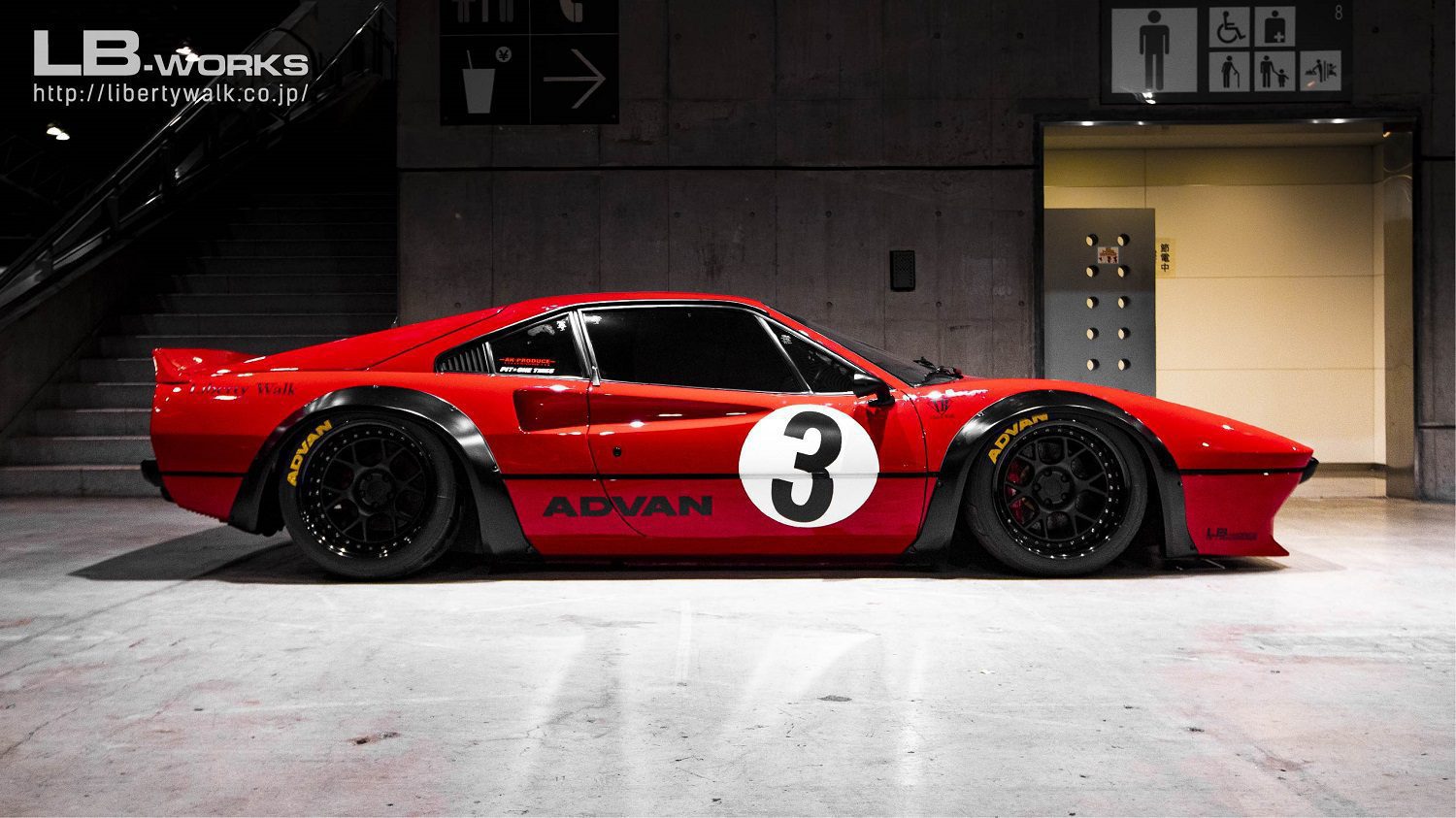 Liberty Walk LB-WORKS Widebody Kit for Ferrari 308 GTB - Bulletproof ...