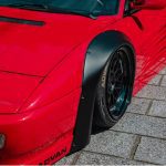 Liberty Walk LB-WORKS Wide Exchange Fenders for Type F110 Ferrari 512 TR Installed