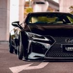 Liberty Walk LB-WORKS x Artisan Spirits Front Diffuser for URZ100 Lexus LC500 Installed - Front View