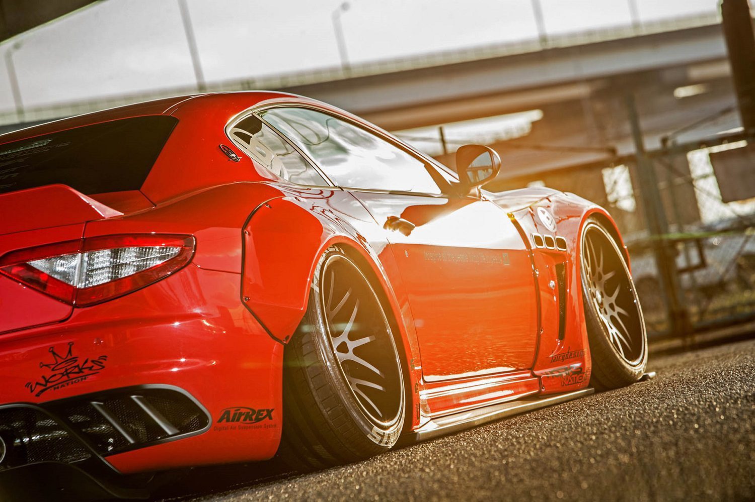 Liberty Walk LB-WORKS Side Diffusers for M145 Maserati GranTurismo