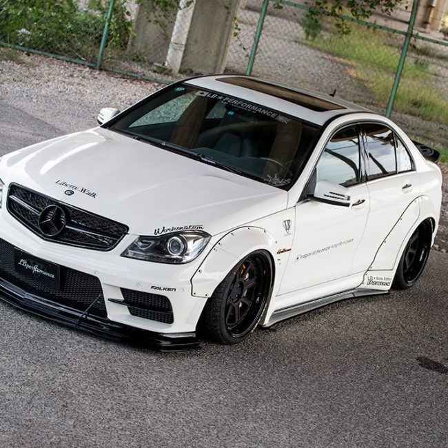 Liberty Walk LB-WORKS Widebody Kit for W204 Mercedes-Benz C63 AMG ...